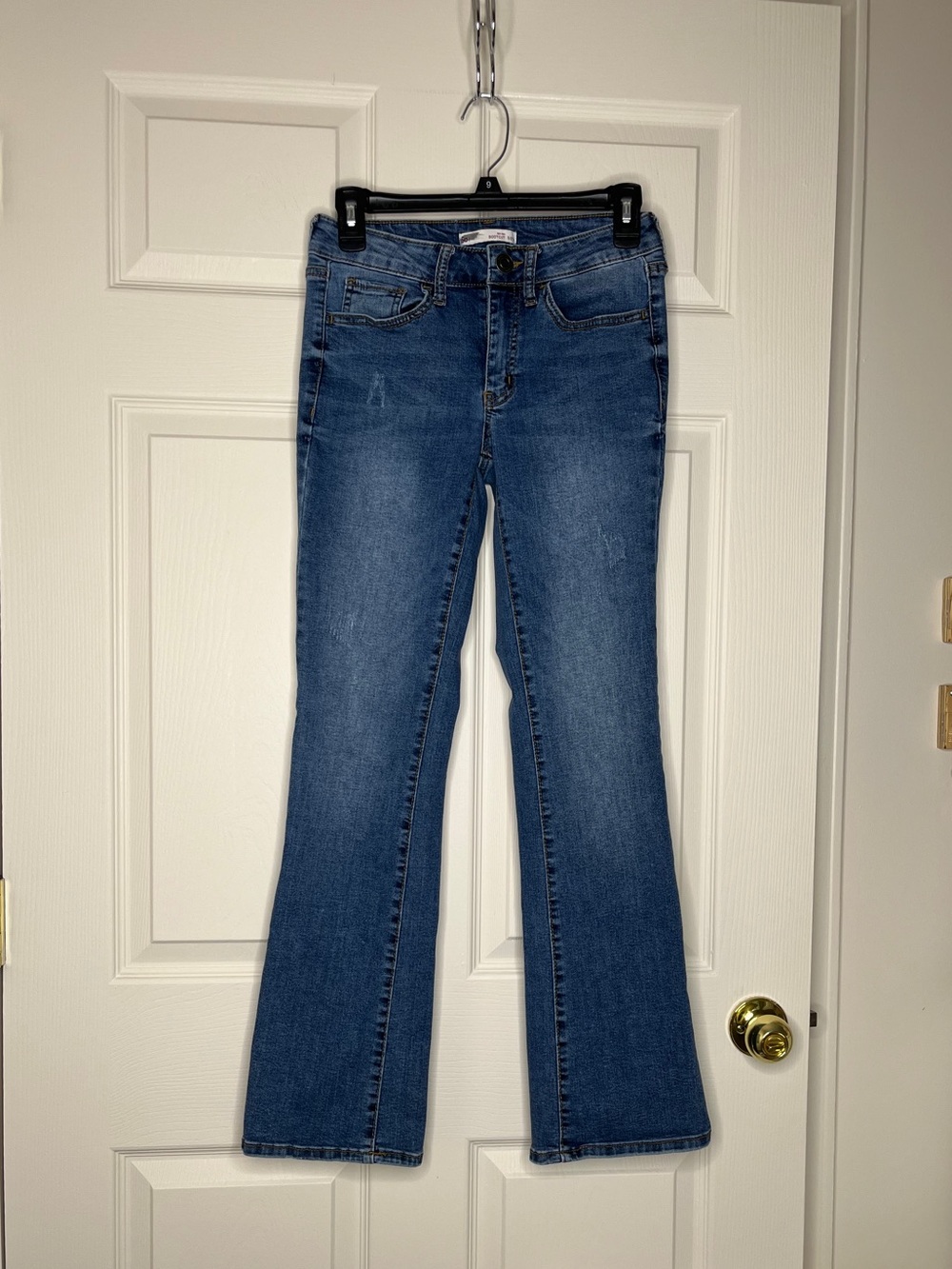 SO low rise bootcut stretch medium wash jeans size 5